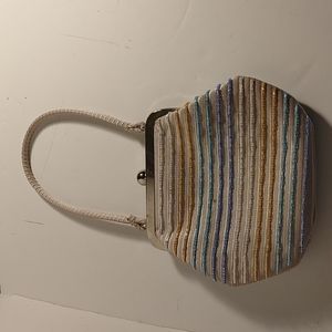 Liz Claiborne Multi color Sparkle Handbag Evening out bag